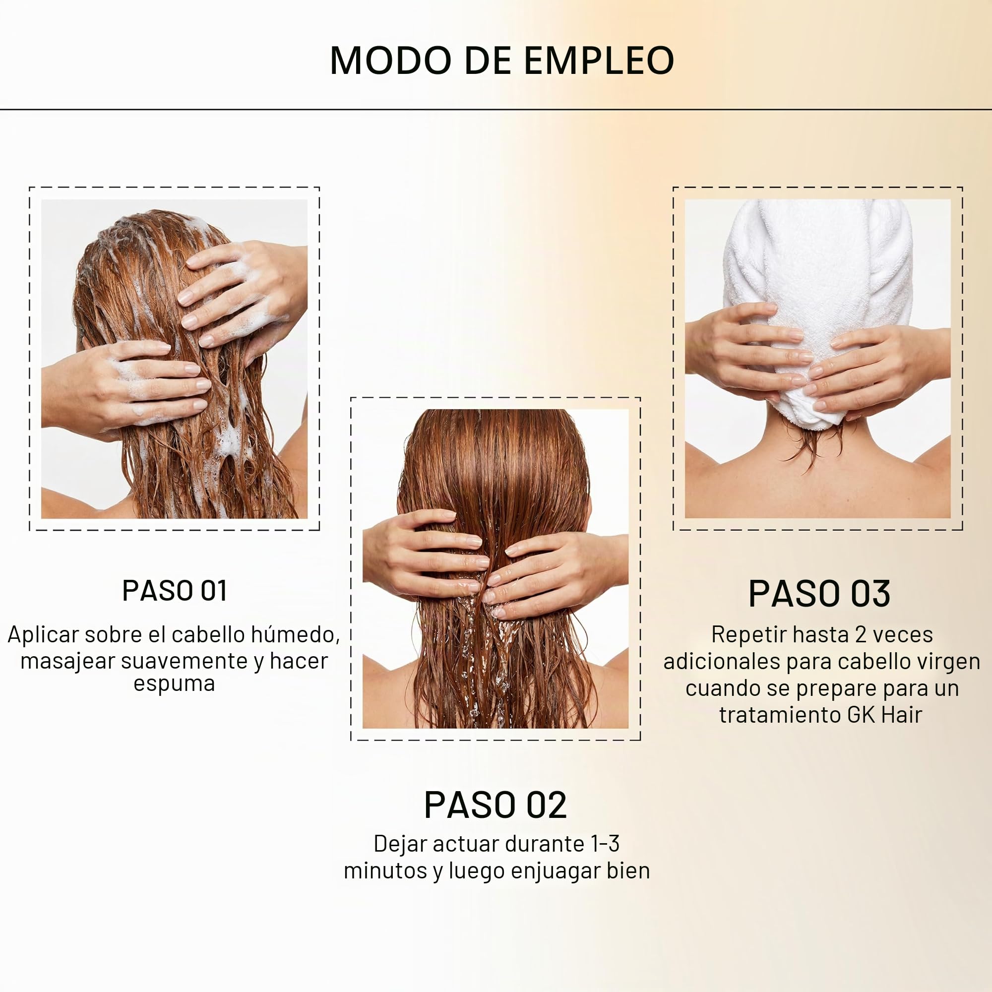 GK HAIR Global Keratin pH+ Pre-Treatment Clarifying Shampoo (10.1 Fl Oz/300ml) Para una limpieza profunda del cabello, elimina las impurezas con aloe vera, vitaminas y aceites naturales