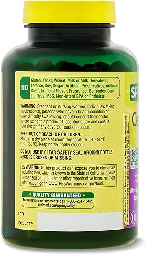 Miniatura 6 de Cápsulas de canela de Ceilán Spring Valley 1,200 mg 120 ct (1 paquete), juego con estuche Fusion Shop Store Week (1)