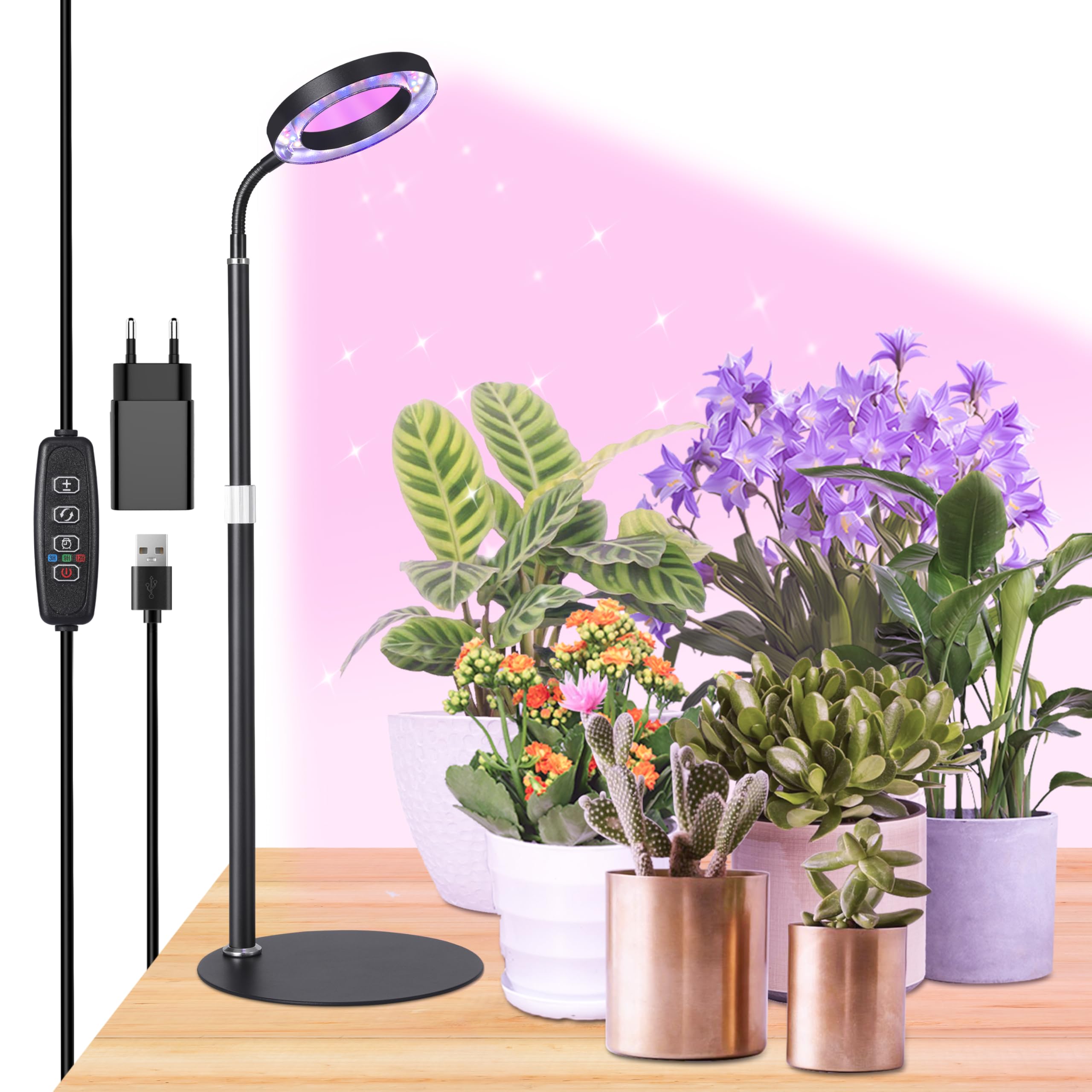 Hywyimlait Pflanzenlicht, LED-Pflanzenlicht für das Wachstum