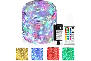 80 Feet LED Rope Lights with Remote Control