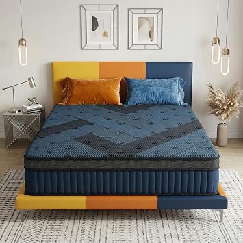 12 Inch Full Hybrid Luxury Mattress, Firm, Pocket Coils Memory Foam | Zoned Coils Support for Spinal Alignment Motion Isolation, Airflow Memory Foam for Cooling Sleep, Mattress in a Box
