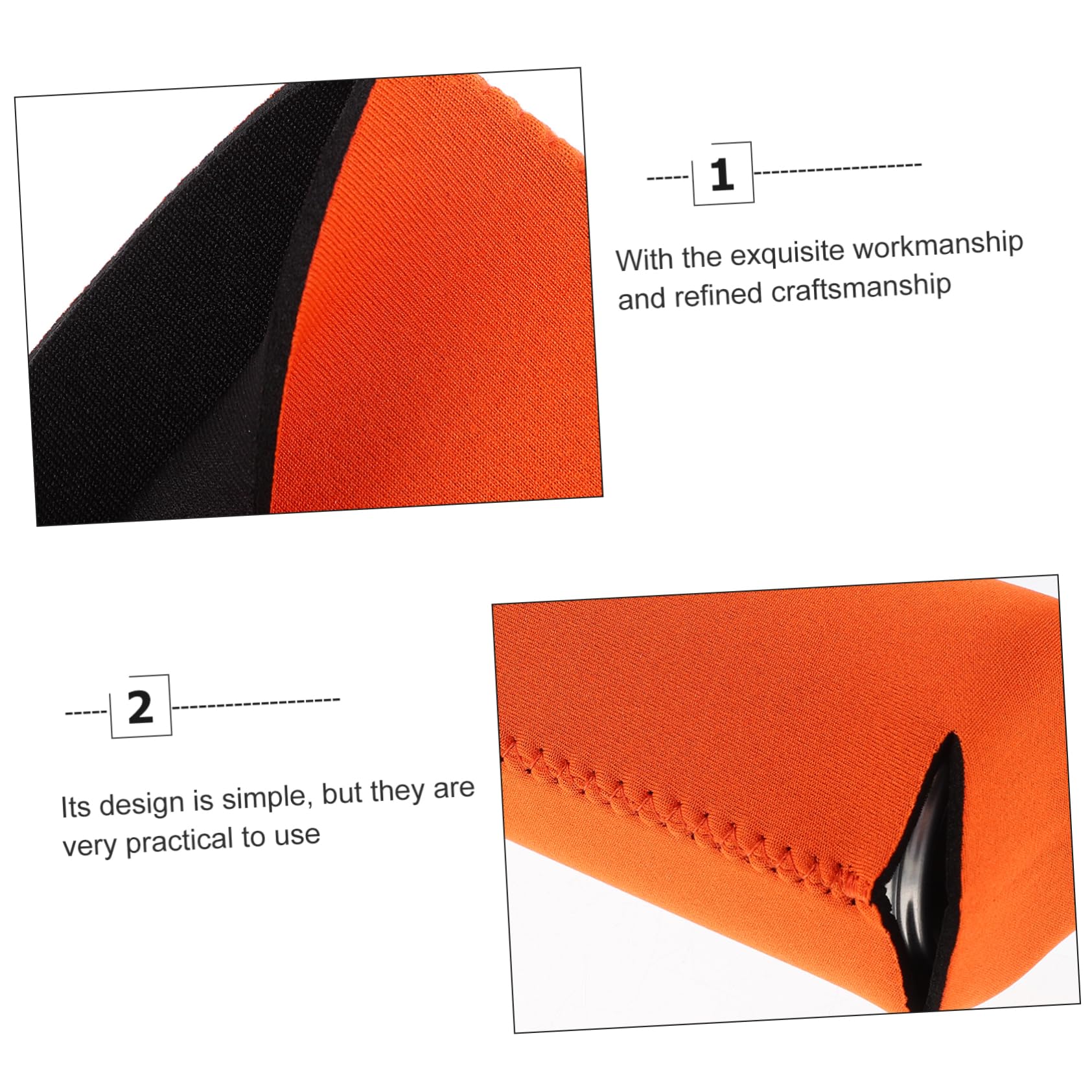 TOYANDONA Cubierta De La Tetera Bebidas Cubiertas De Lata Fundas Aislantes Para Latas De Cerveza Puede Cubrir La Manga Puede Enfriar Mangas Neopreno Naranja