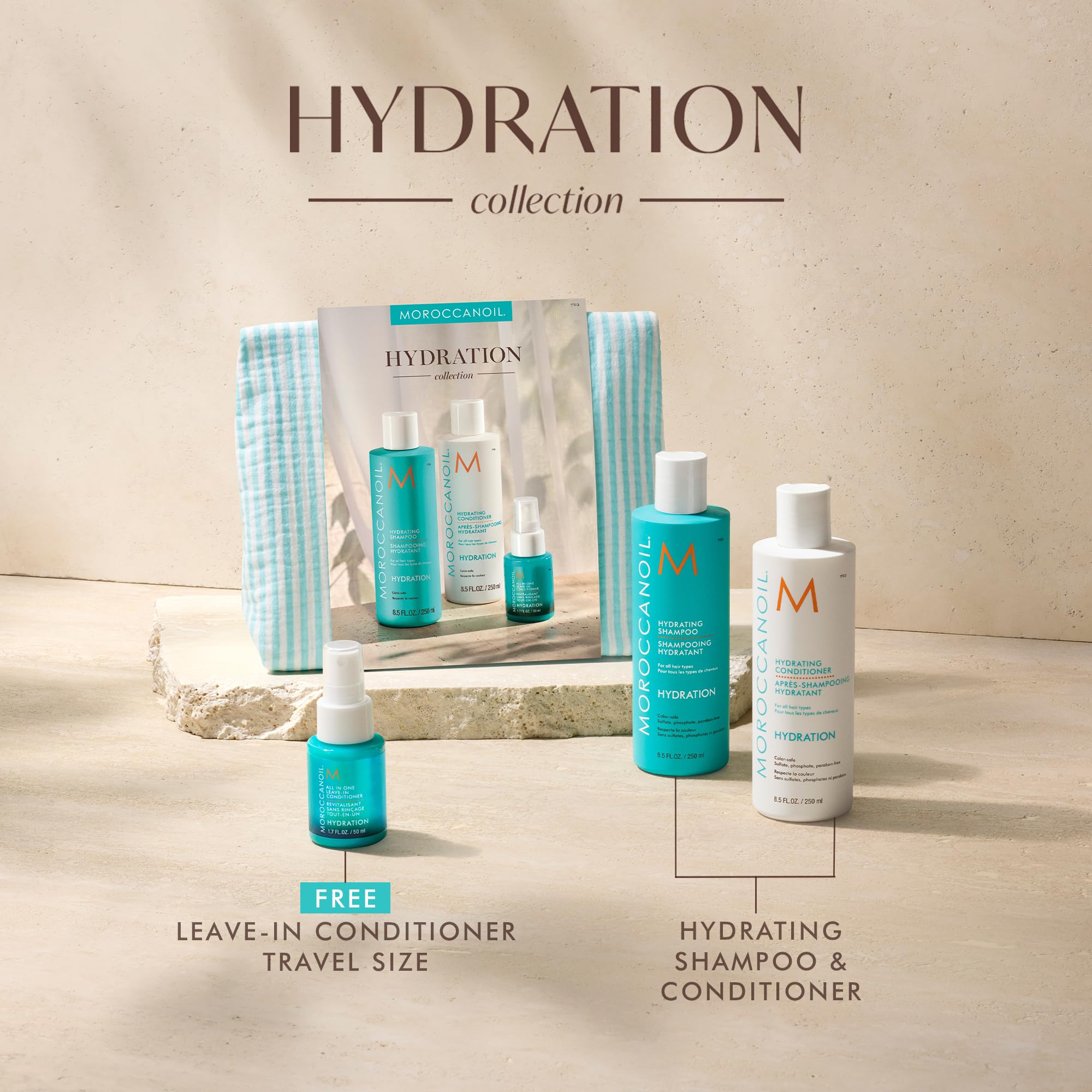 Moroccanoil Conjunto de regalo de hidratación para el cabello