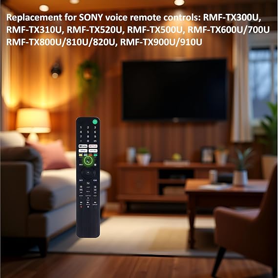 Universal Voice Remote for All Sony Google/Android XR/XBR/KD/K Series 4K LED OLED Smart TVs