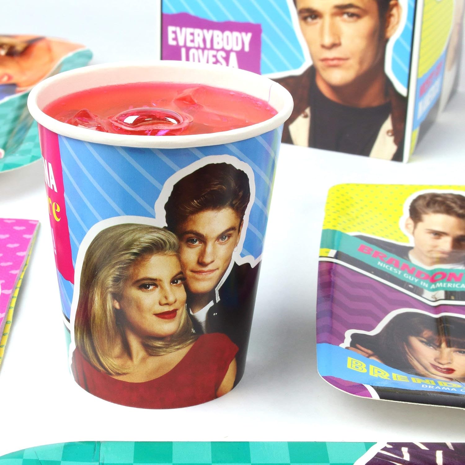 Beverly Hills 90210 Party with Our Standard Pack of Decorations and Supplies | Perfect for Retro 90s Themed Birthdays and Events | Great for Men and Women