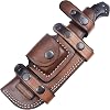 Ottoza 1095 High Carbon Steel Knife, Hunting Knife with Sheath - Micarta Handle, Outdoor Knife Survival Knife Camping Knife Tactical Knife Bushcraft Knife, Horizontal Carry Fixed Blade Knife No:310