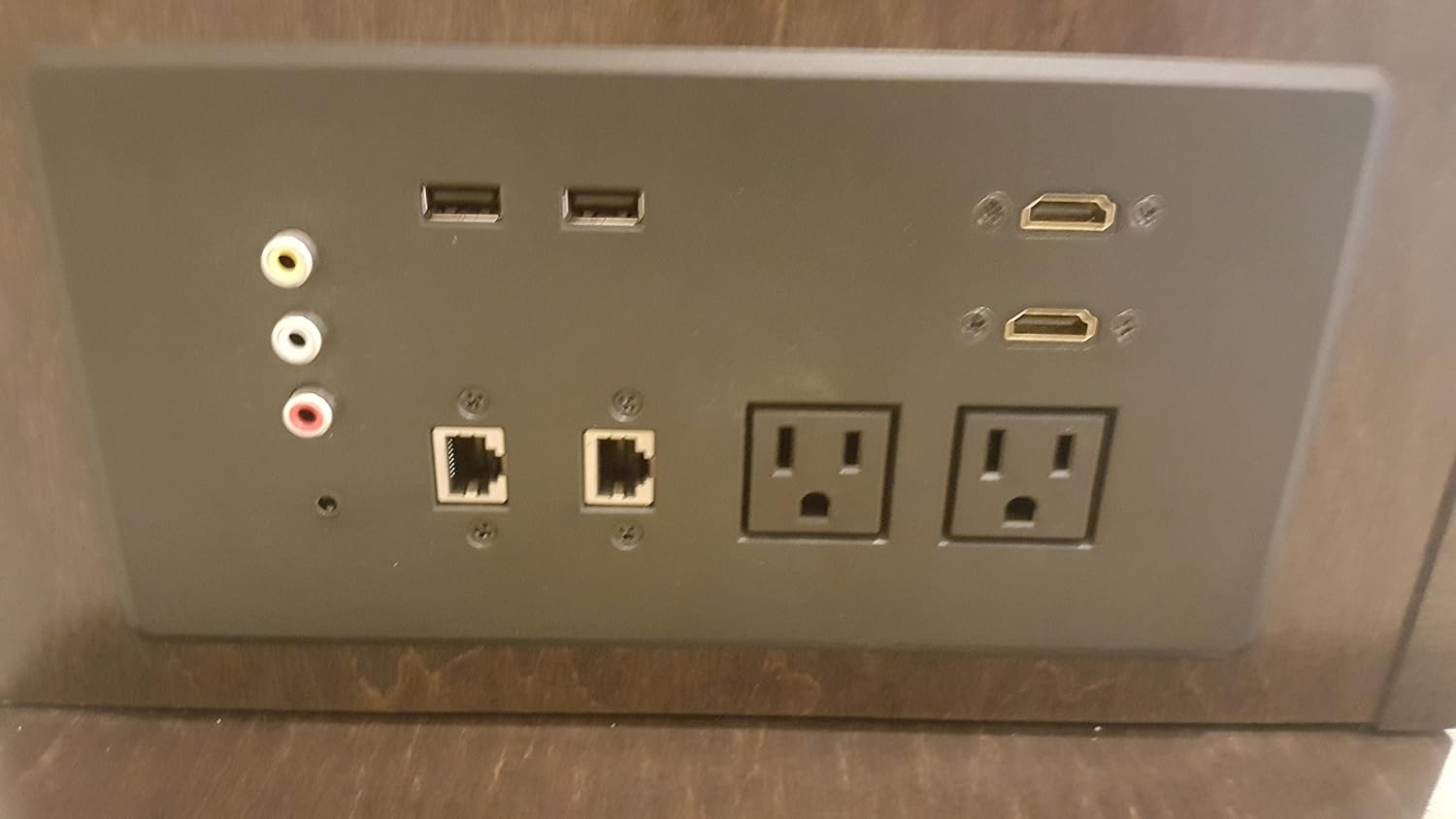 Hidden Comfort 12000 btu 20 SEER Mini Split Inside of a Fireplace Surround (Brown)