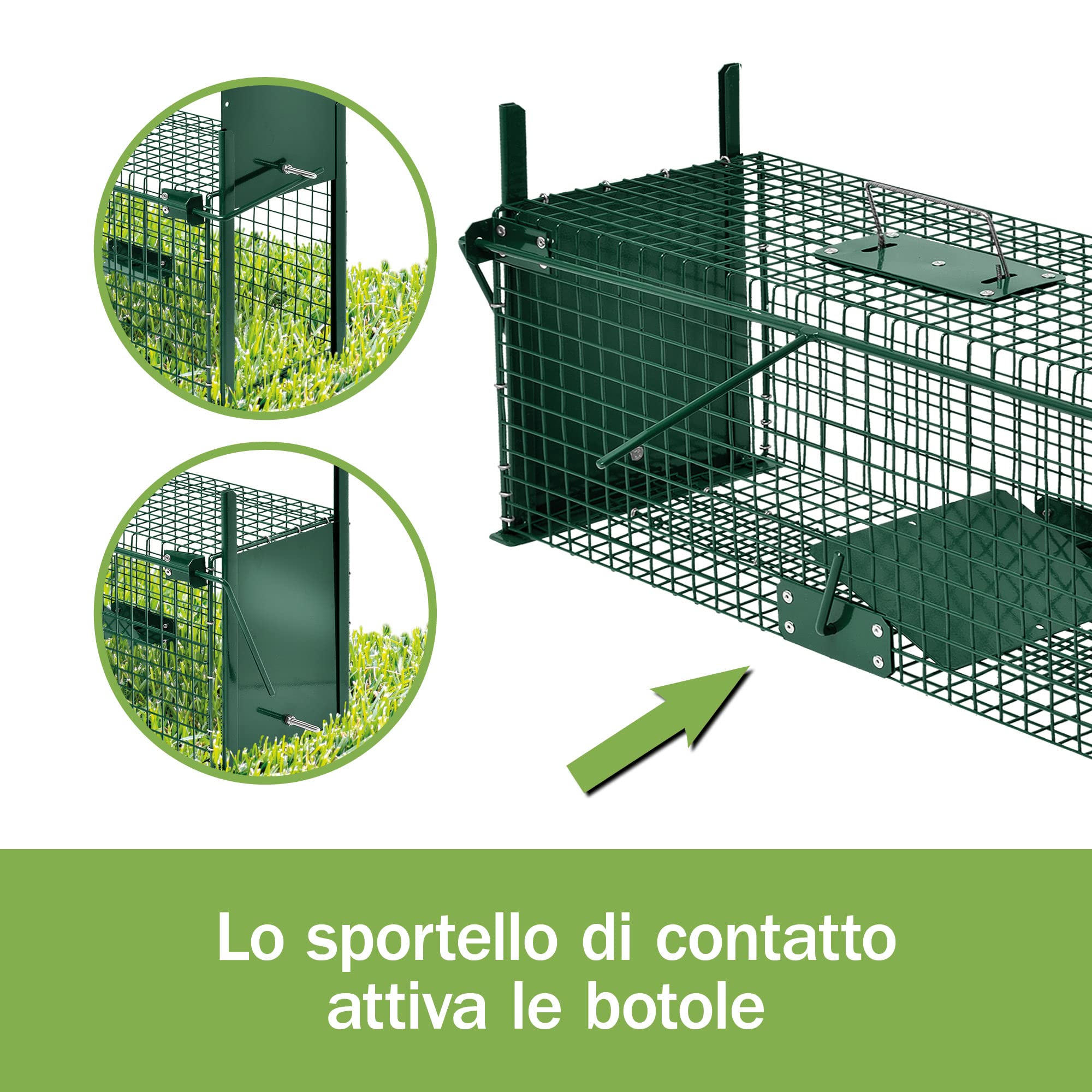 Moorland Safe 5067 - Trappola per Topi Humane Cattura Mouse Vivo