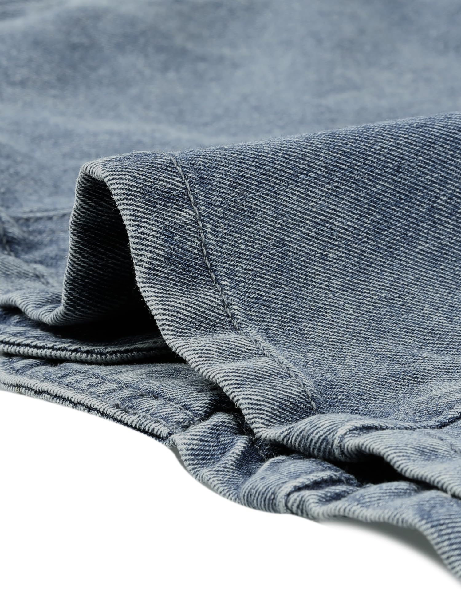 Allegra K Giacca in Jeans Elasticizzata da Donna con Colletto a Revers un Bottone Manica Lunga Casual Leggera da Lavoro