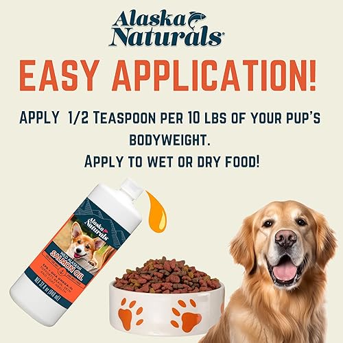 Miniatura 9 de Alaska Naturals Alimento para perros con fórmula de aceite de salmón de Alaska salvaje  Omega-3 de EPA y DHA  Suplemento para piel saludable, abrigo