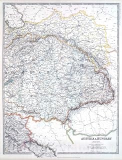Historic Map : 1912 Austria & Hungary (Eastern Sheet). - Vintage Wall Art - 24in x 30in