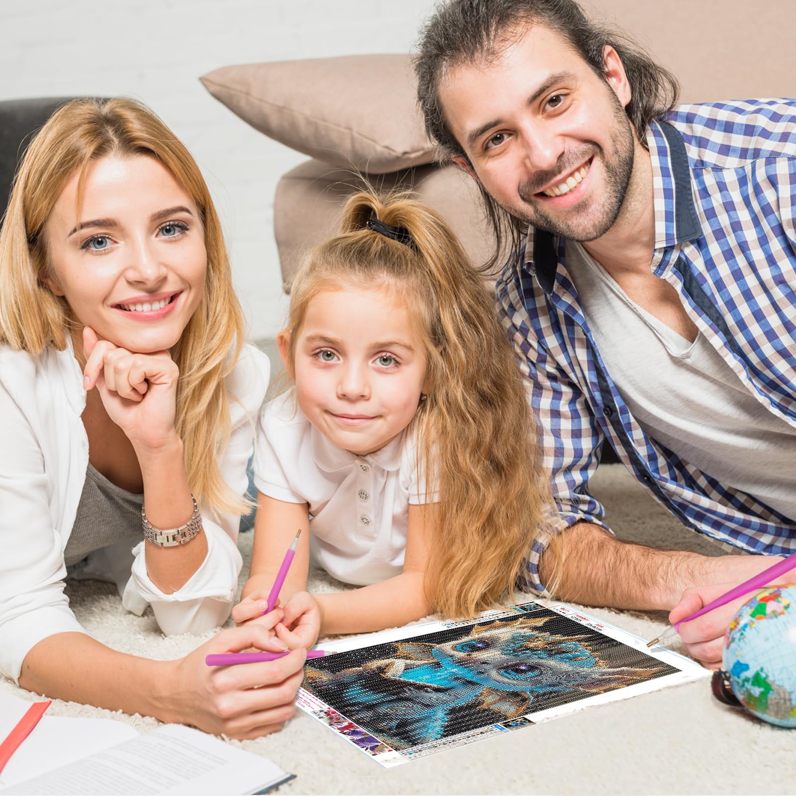 DPHERO 5D Animé Diamond Painting, DIY Dessin Animé Peinture Broderie