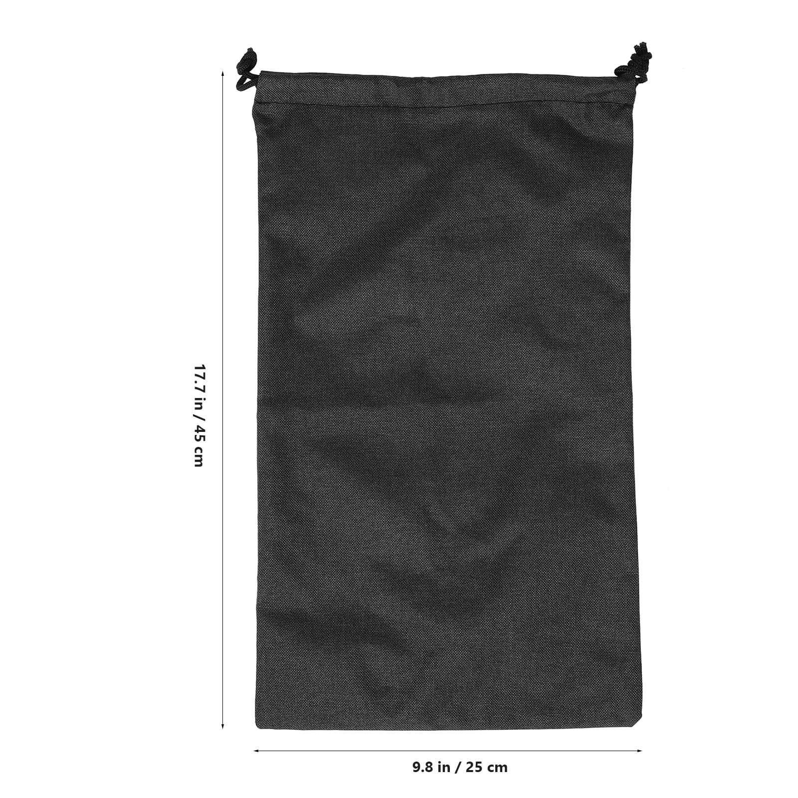 LUOZZY 3Pcs Drawstring Bag for Tripod And Selfie Stick Fabric Storage Bag for Beach Umbrella Carrying And Travel Stroller Supply - Black