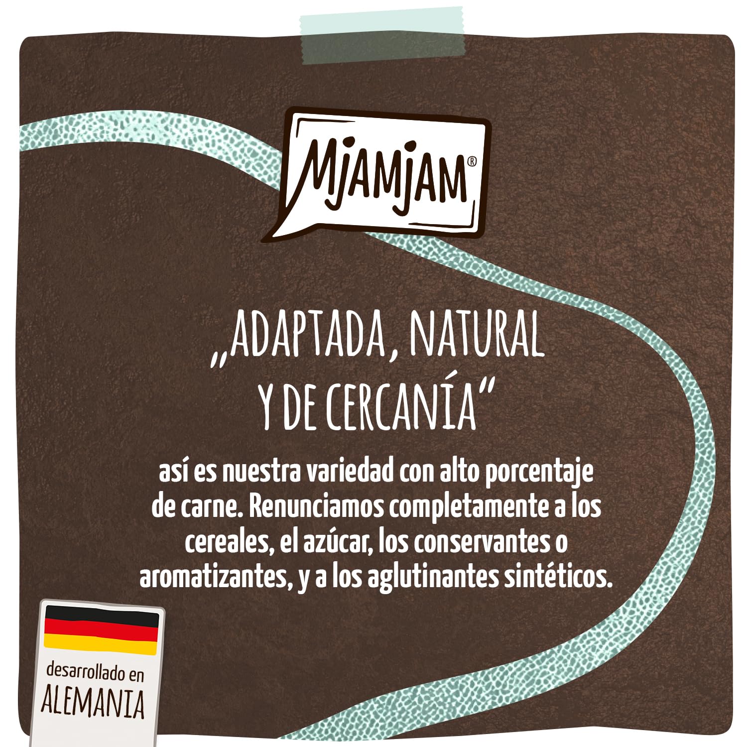 MjAMjAM - Comida húmeda premium para gatos - Panna Gatto - Pavo tierno con un toque final exquisito, pack de 12 (2x80g), sin cereales