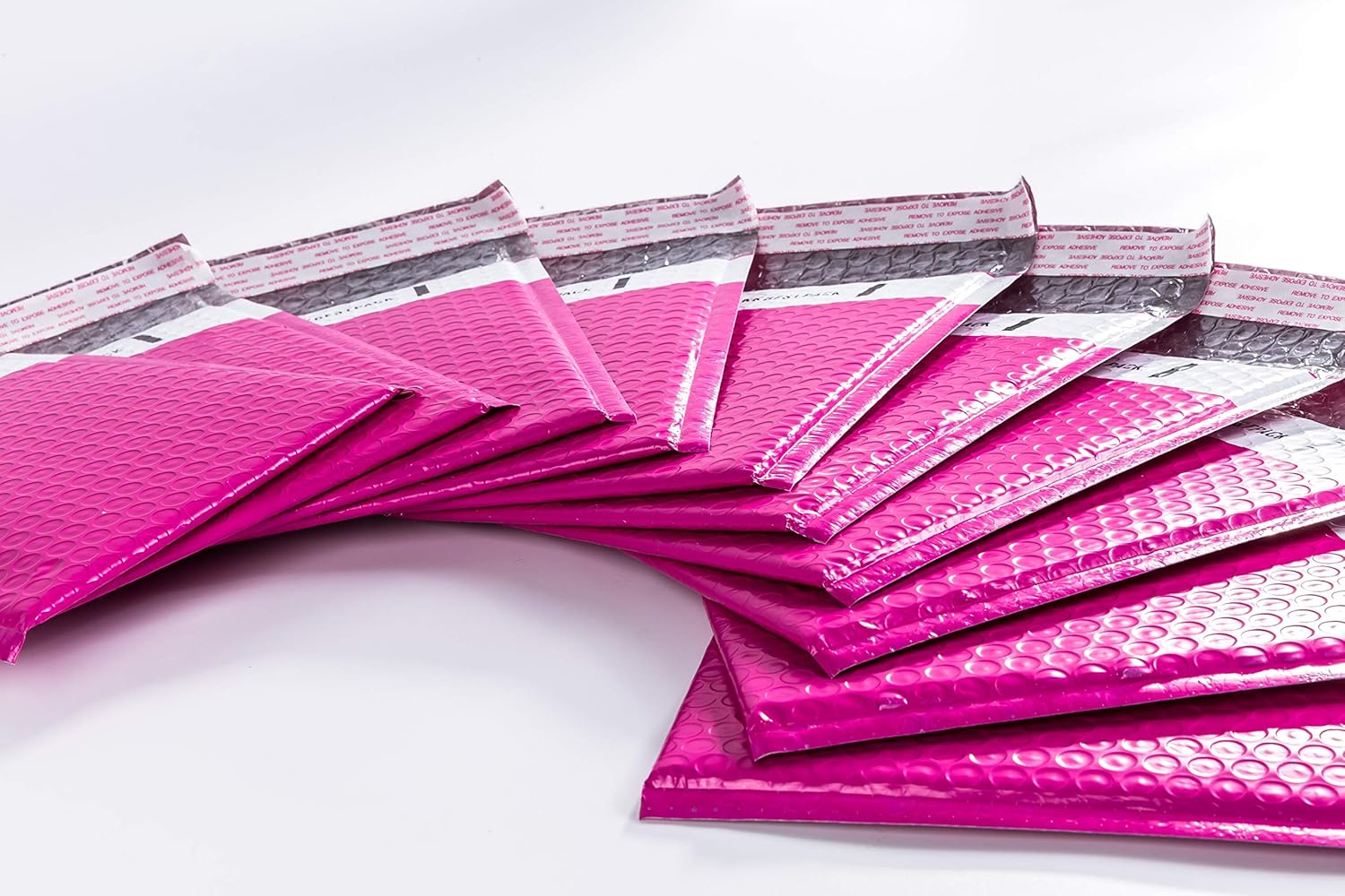 KKBESTPACK 6x10 Pink Poly Bubble Mailers Shipping Envelopes Pack of 25 : Office Products