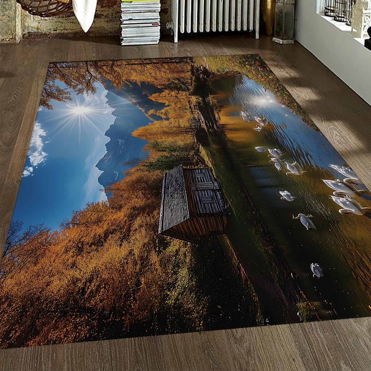 Tapis lavable antidérapant grand format pour zone humide