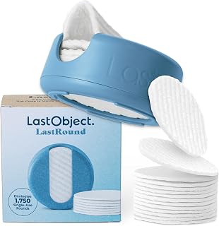 LastRound Wiederverwendbare Make-up-Entferner-Pads – 7 waschbare, umweltfreundliche, wiederverwendbare Baumwollpads für das Gesicht – Nachhaltige und weiche Baumwollpads für die Gesichtsreinigung