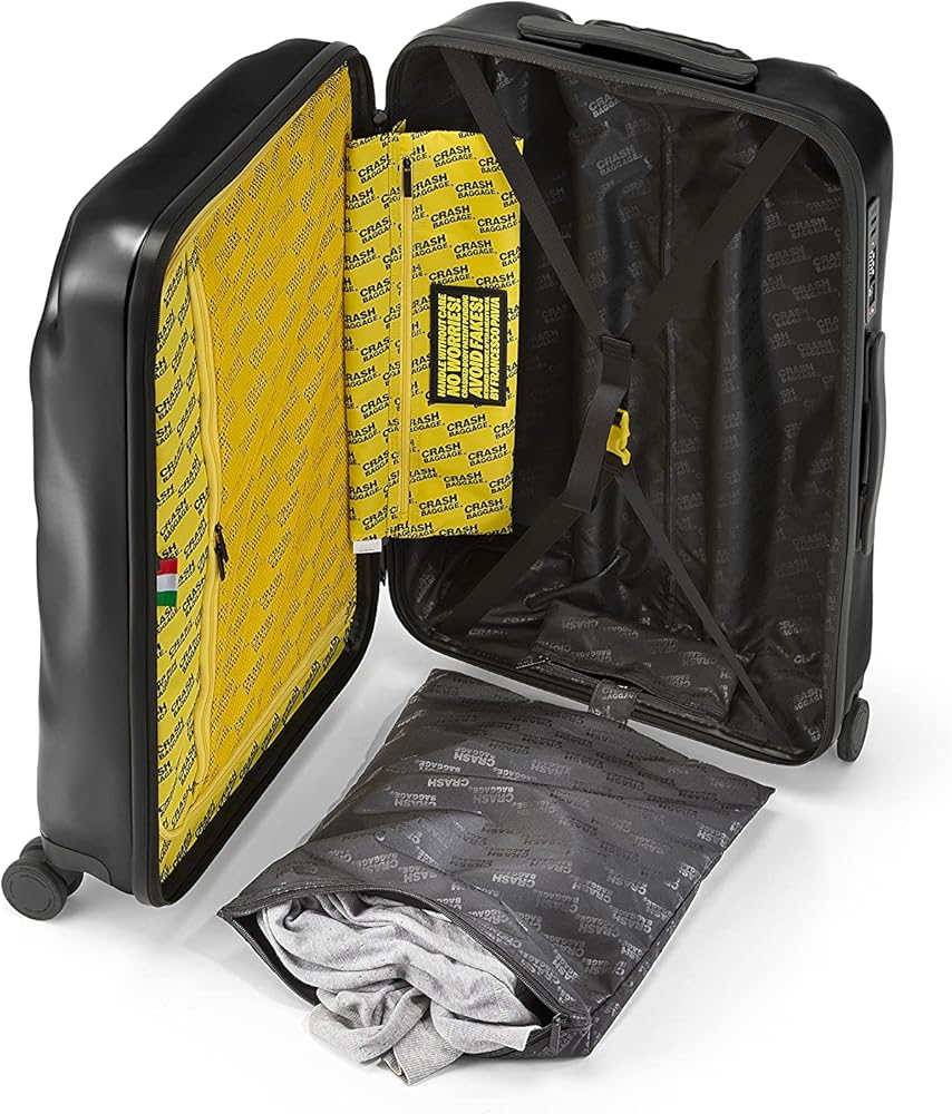 Amazon.com | CRASH BAGGAGE Icon - 27 Inch Rolling Suitcase with 4