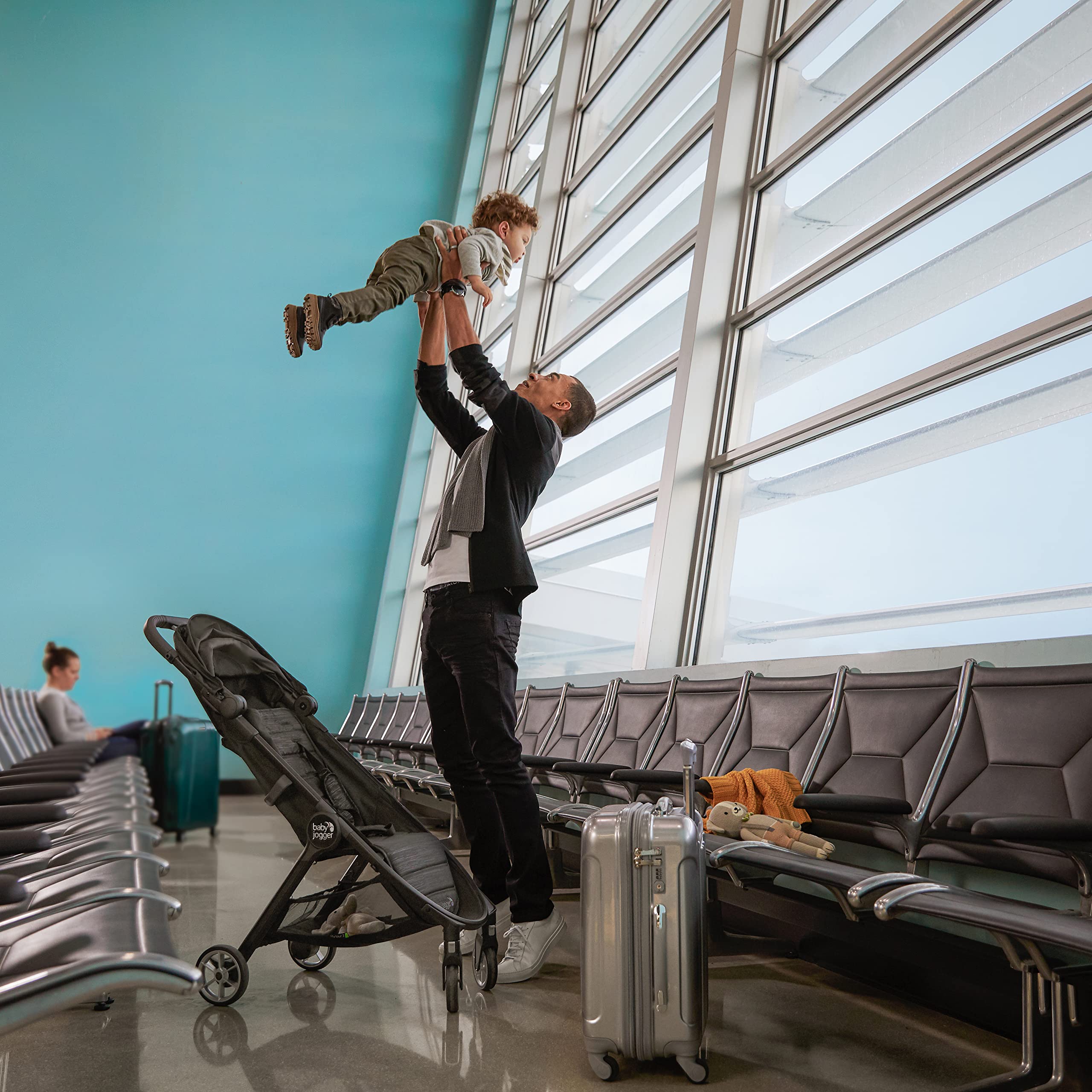 Baby Jogger City Tour 2 Reisebuggy, kompakter Buggy mit Einhandfalt, Shadow Grey