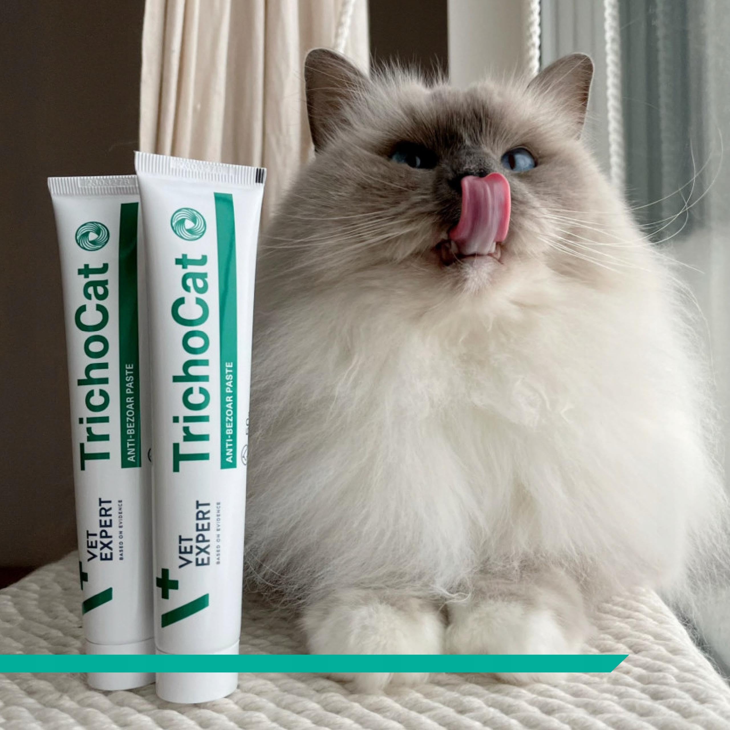 VET EXPERT TRICHOCAT - pasta odkłaczająca dla kotów 120 ml