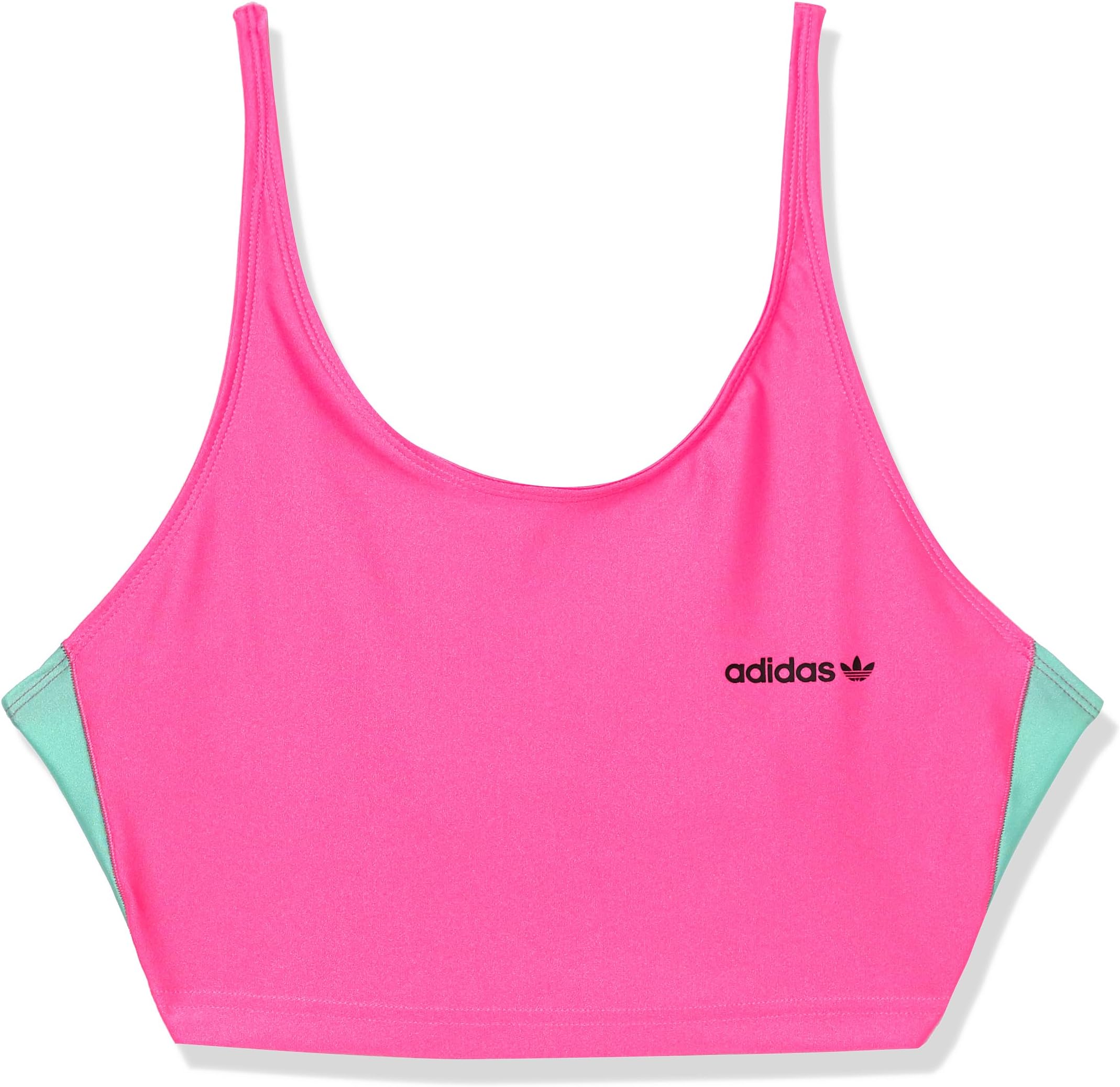 adidas lime green top