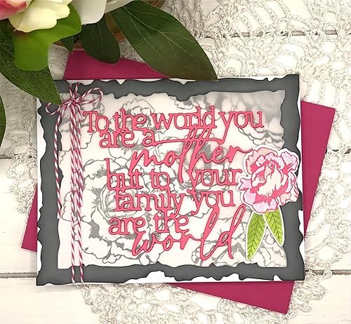 Miniatura 3 de Troqueles de metal para madre para hacer tarjetas, plantillas de corte para álbumes de recortes, álbum de fotos, plantilla decorativa de papel para