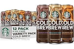 Starbucks Multipack Variety Pack: Premium Cold Brew Coffee (12 Pack)