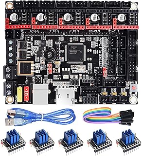 BIGTREETECH SKR V1.4 Turbo Control Board 32bit for 3D Printer Compatible with TFT35 E3 V3.0.1/TFT70 Touch Screen Support TMC2209/TMC2208/TMC5160/TMC2130 for Most FDM 3D Printer (with 5*TMC2209)