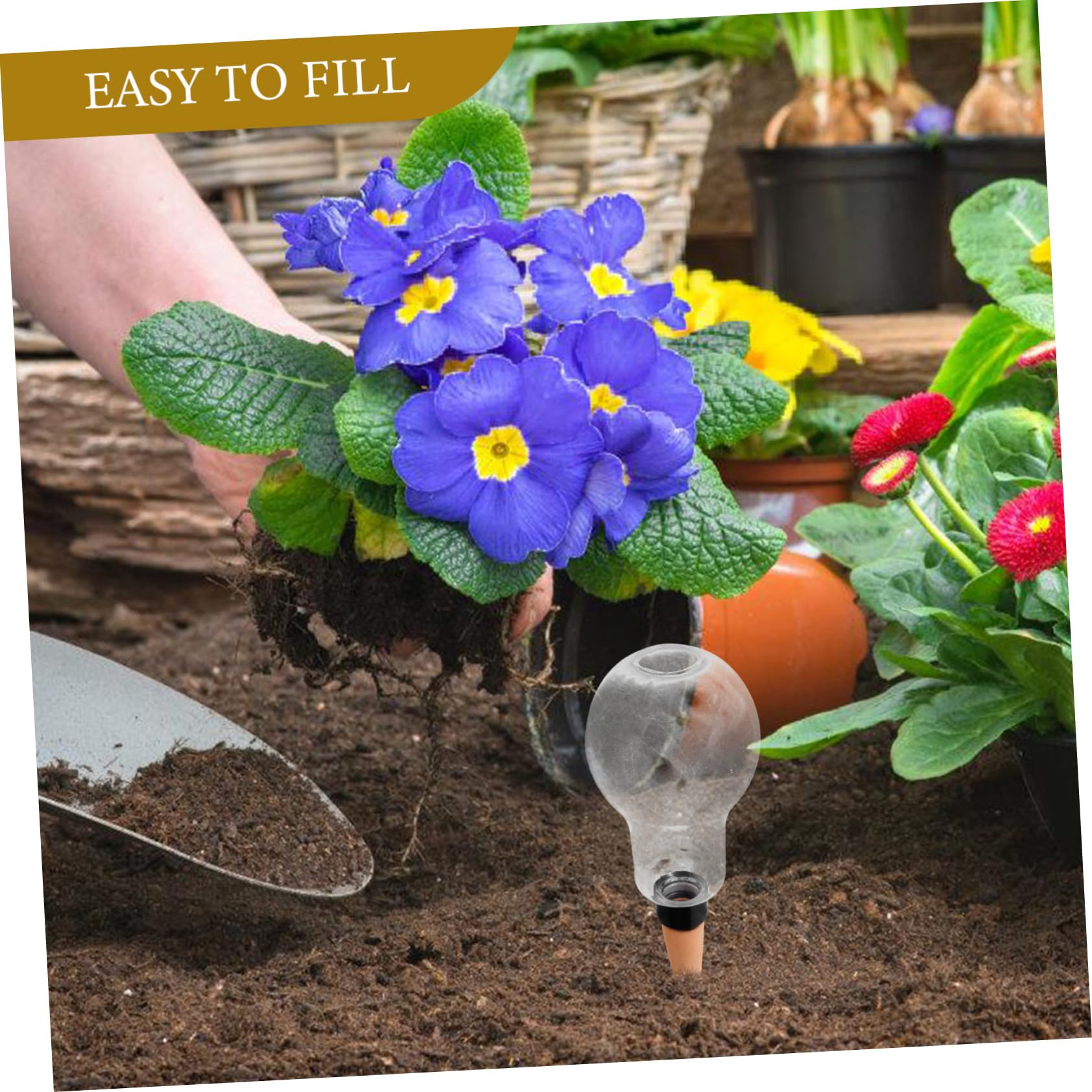 Hemobllo 8pièces Distributeur Automatique Eau pour Plantes Globe Arrosage Système Irrigation à pour Plantes Intérieur Et Extérieur Entretien Simplifié Et Hydratation des Végétaux