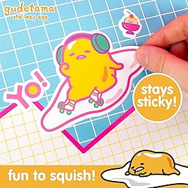 Gudetama The Lazy Egg Puffy Sticker Playset