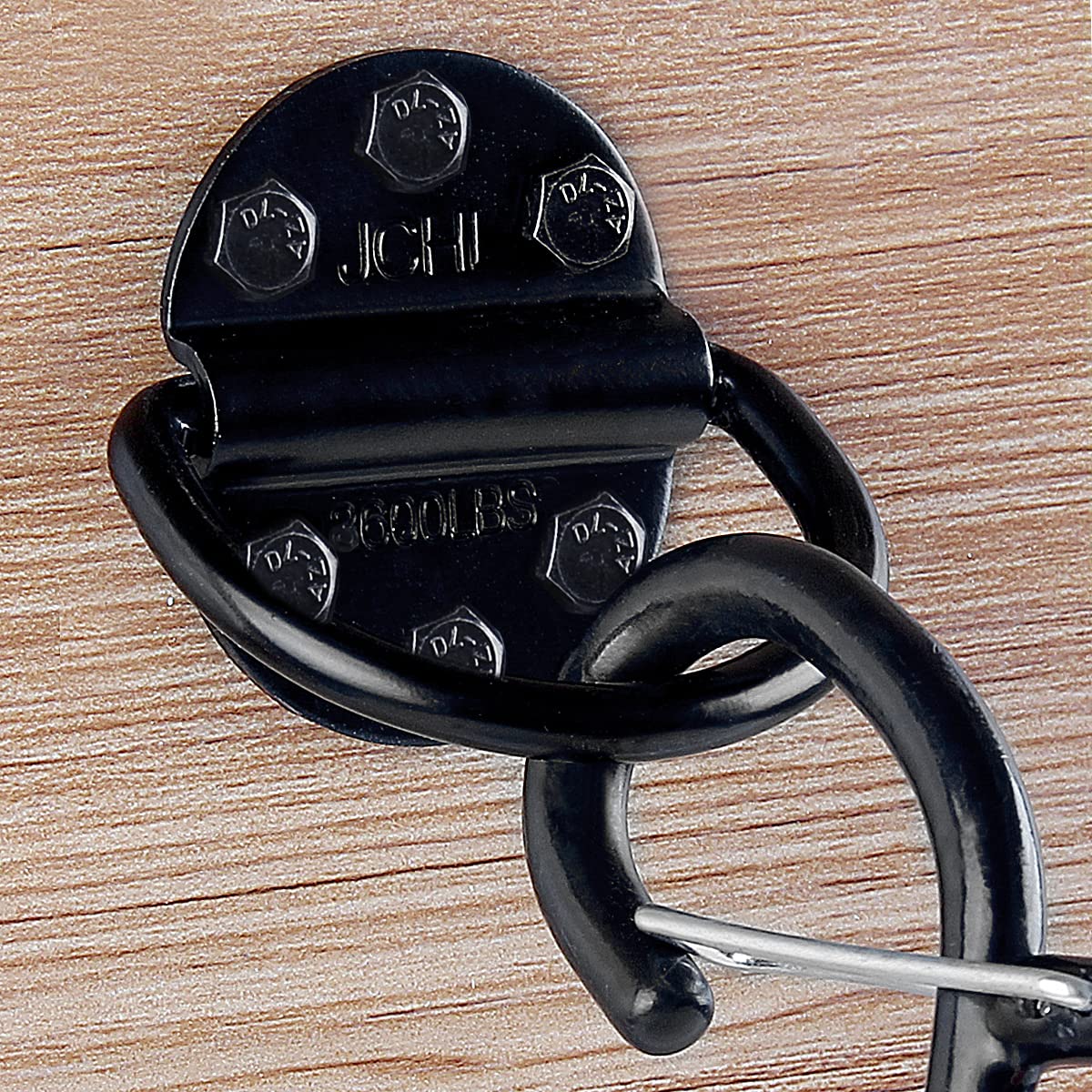 D-Ringe Spannanker aus robustem Stahl, 1632 kg Kapazität, Zurrringe für Lasten auf Anhängern, LKWs, Wohnmobilen, Vans, ATV, SUV, Booten, Spannring mit Schrauben und Bolzen, 2 Stück