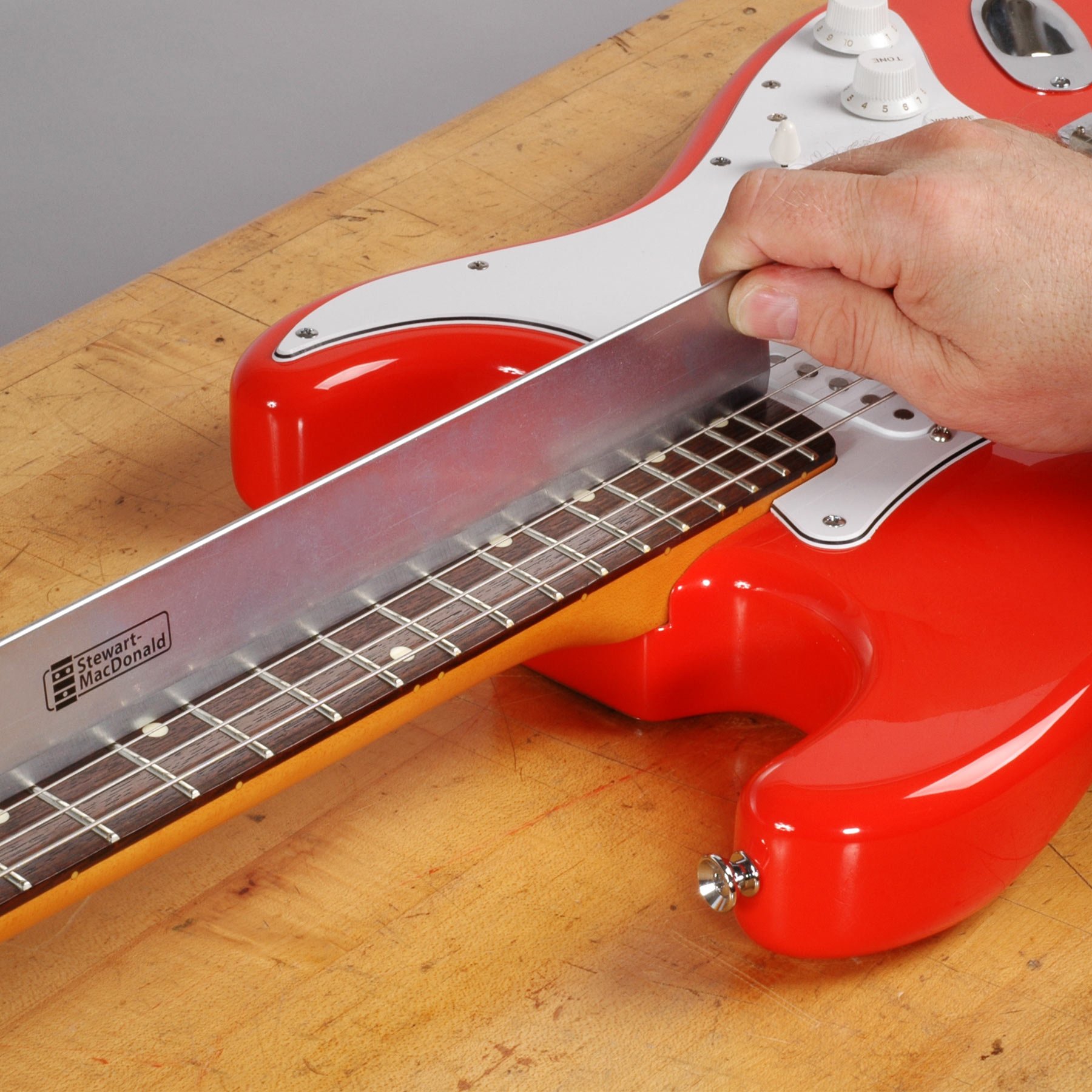 StewMac regla de precisión de 18" para mástil, guitarra y bajo
