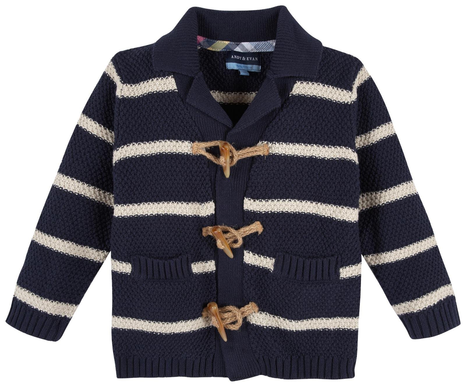 Andy & EvanBaby Boys' Striped Cardigan-Infant