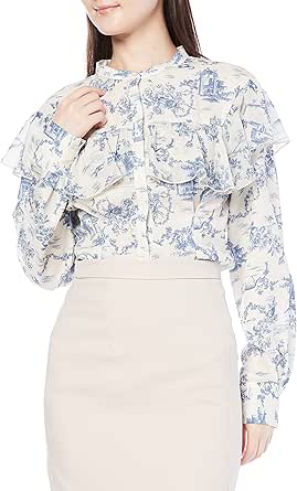 トリンカアンプリュアン ブラウス トワルドジュイ柄-