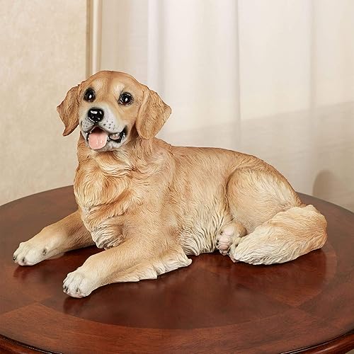 Miniatura 1 de Touch of Class Amigo leal realista Golden Retriever Escultura de perro multi cálida