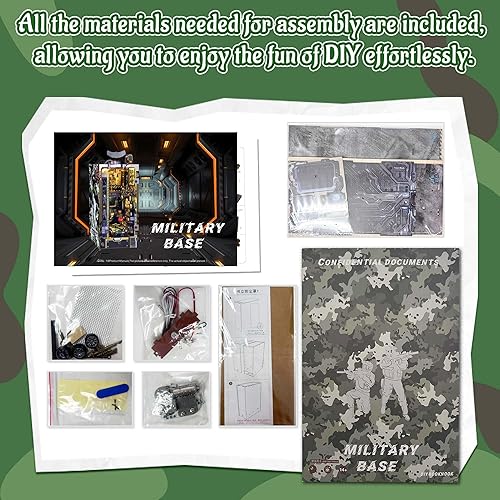 Miniatura 23 de Flever Kit miniatura de rincón de libro para casa de muñecas, decoración de estantería de libro de bricolaje, rompecabezas de madera 3D, kit