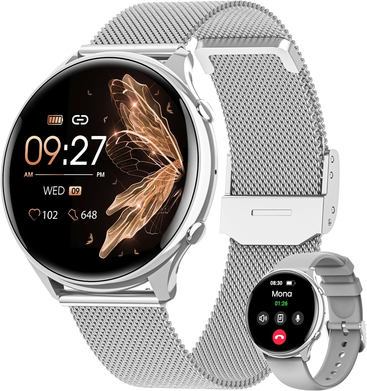 Stahl Gear Luna Smartwatch Damen - Mit Anruffunktion & WhatsApp