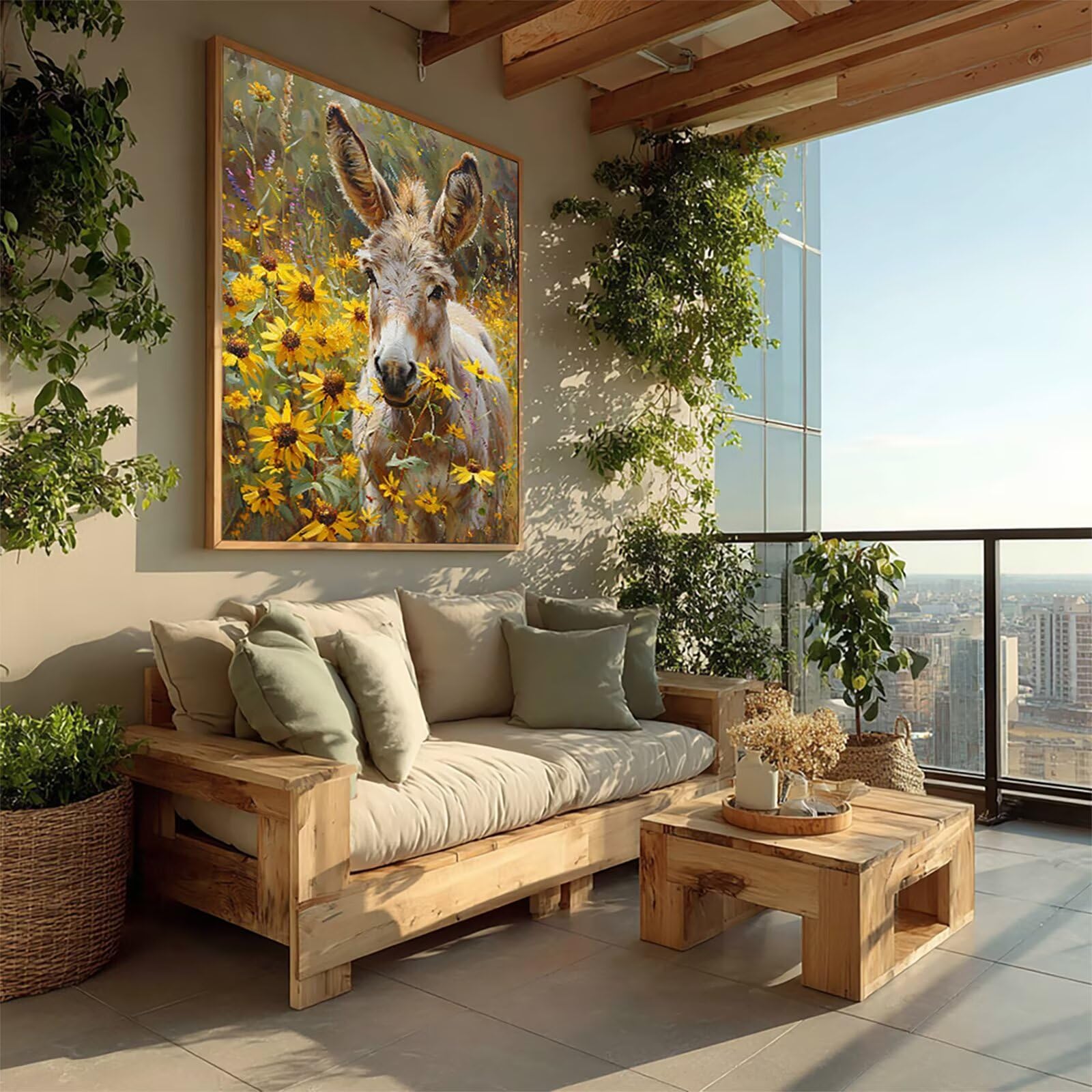 Animal 5D Diamond Painting, Flor Diamond Painting Adultos, 50x70cm 0-1514