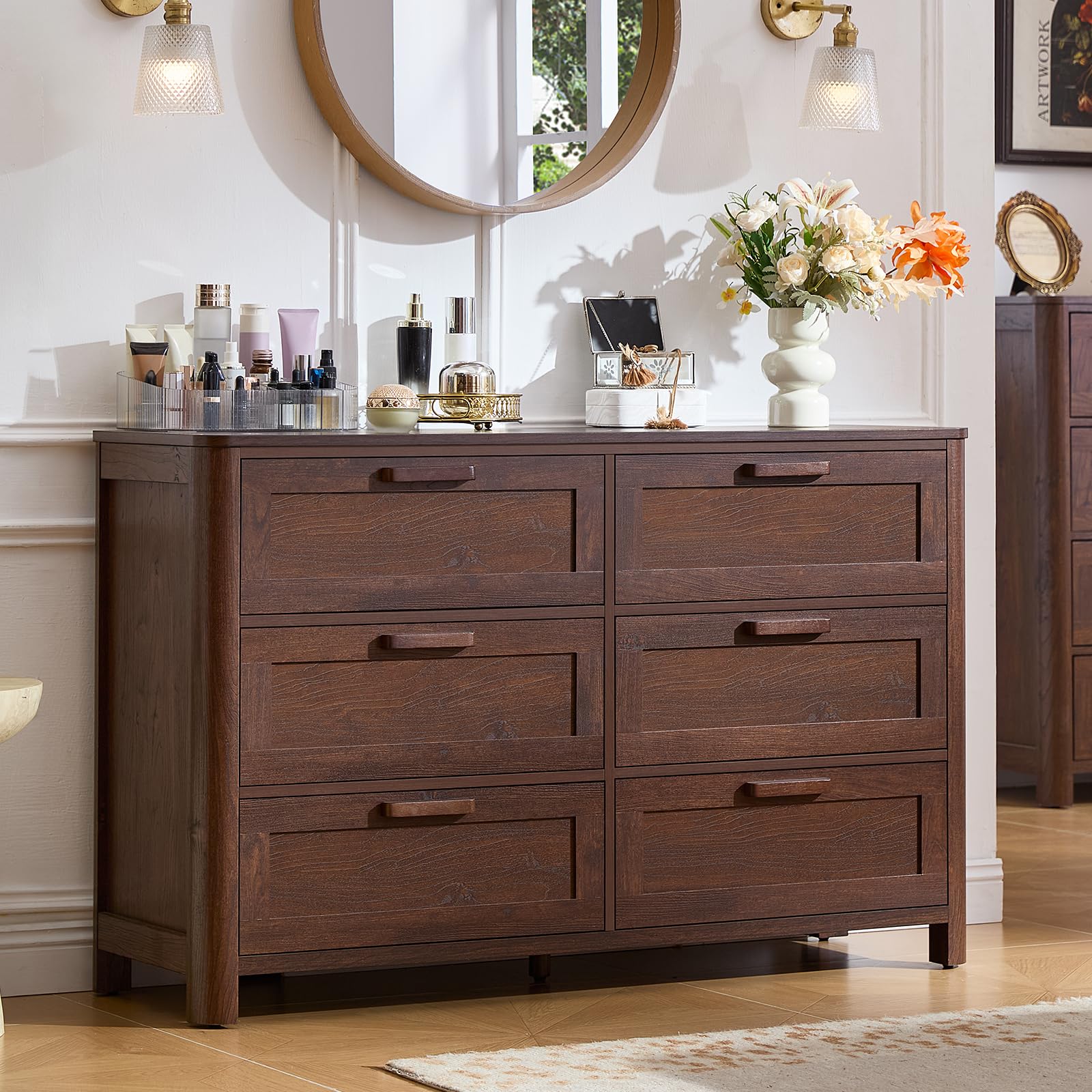 Joaxswe Farmhouse 6-Drawer Dresser