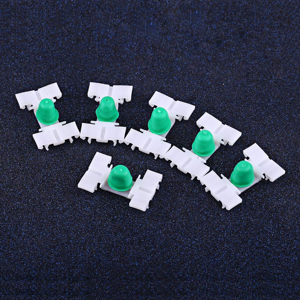 Clip di fissaggio sostituzione per auto, 50 pezzi di fissaggio in plastica bianca sostituzione per modanatura della portiera dell'auto fermi di fissaggio sostituzione per serie 3 E36 E46
