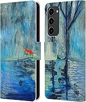 Vista 14 de Head Case Designs Officially Licensed Wyanne Half Light Nature 2 Leather Wallet Case Compatible with Samsung Galaxy S23+ 5G