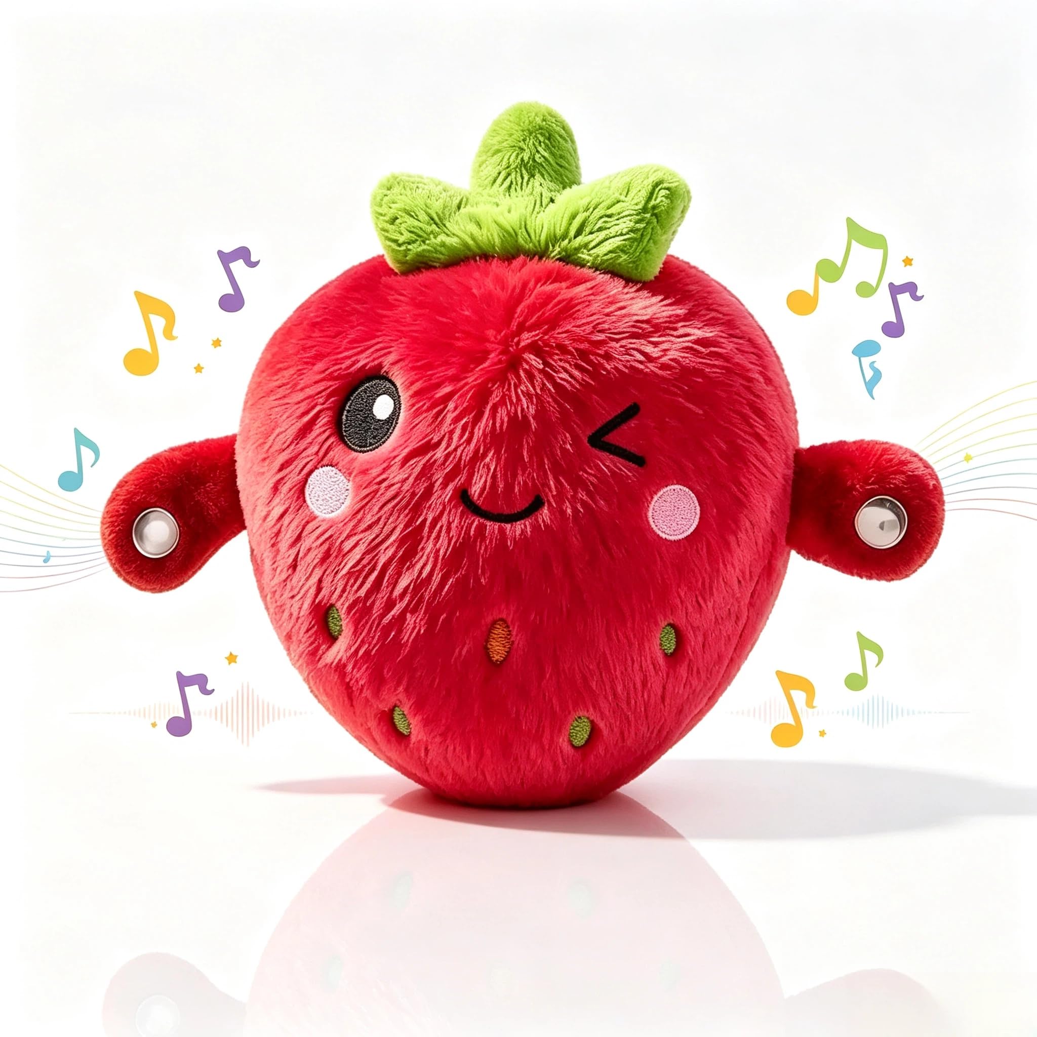 ODPQDO Musical Interactive Plush Toy, Musical Sensory Toy with Dual Play Modes, Soft Plus…