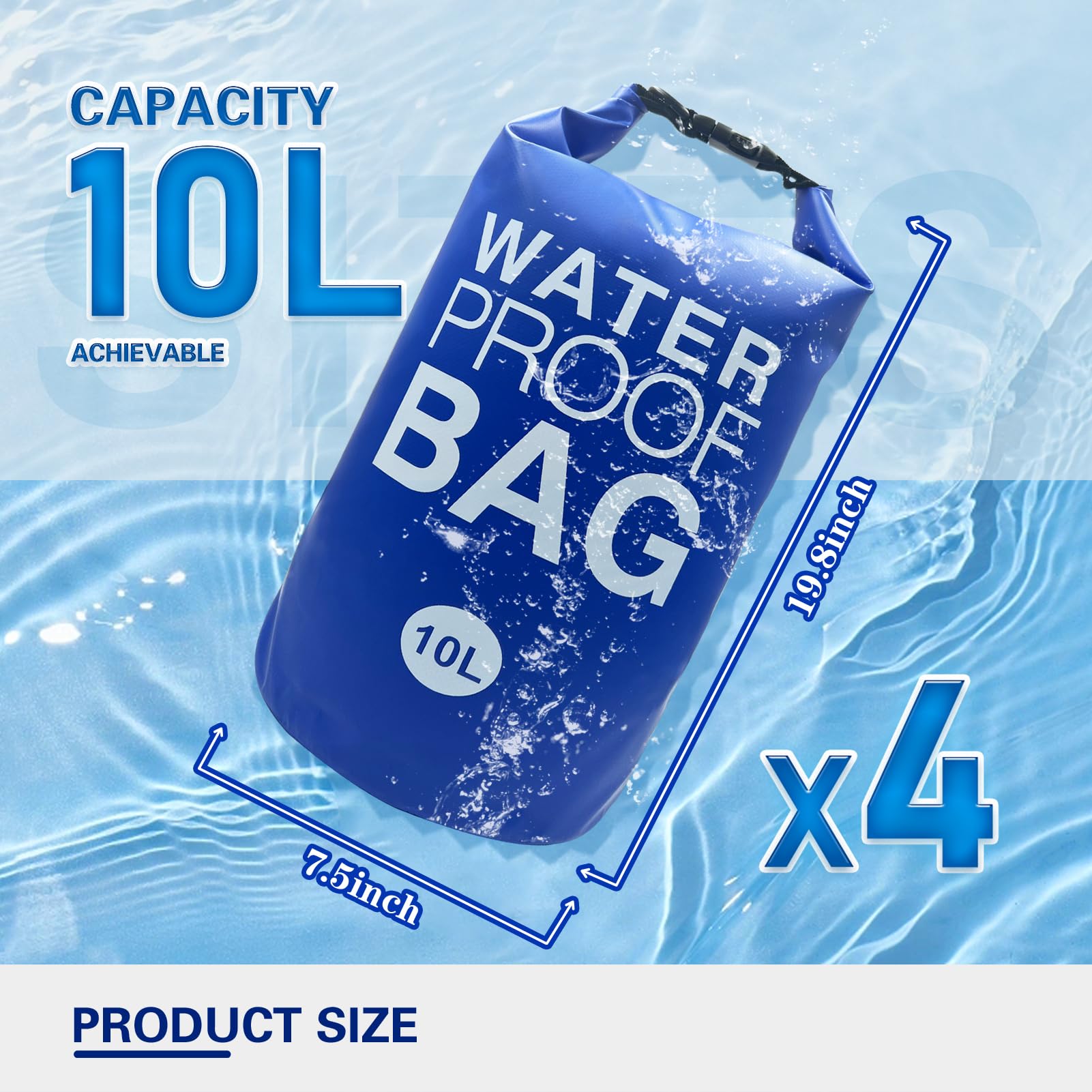 KEOHOLI Universelle Pool-Stufengewichte, 500D PVC, 10 l, wasserdichte Beutel für Schwimmbadleiter, Gewichte für oberirdische Pools, Sandsäcke, Pooltreppengewichte für Poolstufen, einfach und schnell