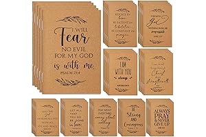 Inspire Bulk Christian Gifts NoteBinder - 50 Pack Prayer Journal Sunday School Favors