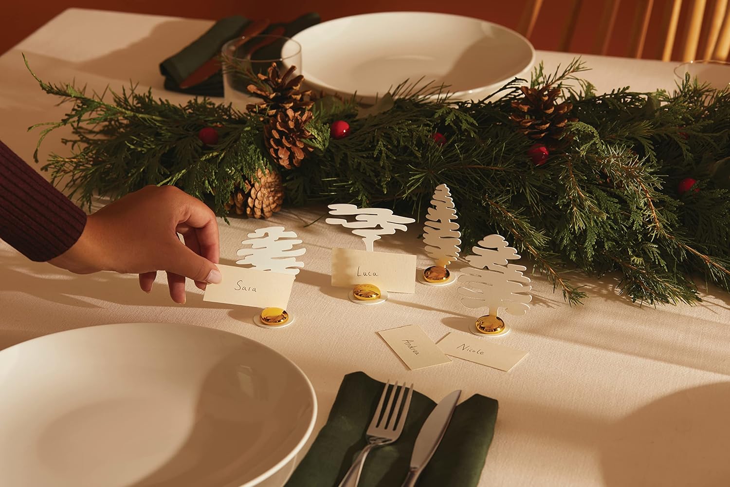 Boucquillon &amp; Maaoui(ブキヨン&amp;マアウイ) プレースマーカー4本セット スチール製 エポキシ樹脂