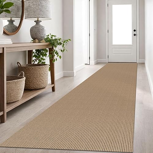 Miniatura 122 de IOHOUZE Alfombra lavable de 3 x 8 pies con parte trasera de goma antideslizante para pasillo ancho para pasillo de entrada, alfombra de cocina