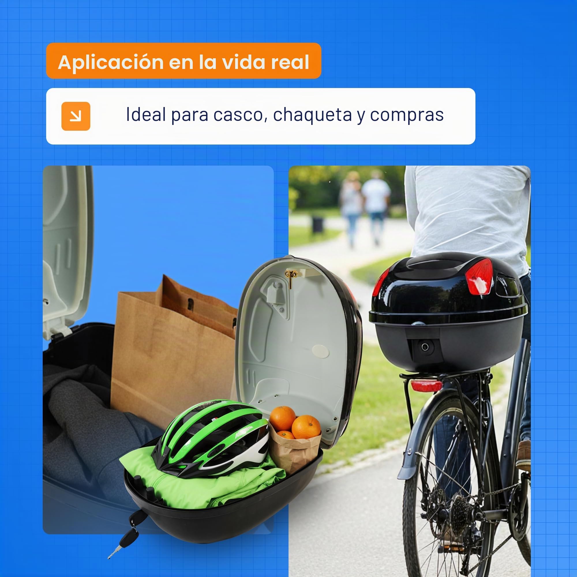 Red Loon Top Case - Bolsa para bicicleta (17 L)