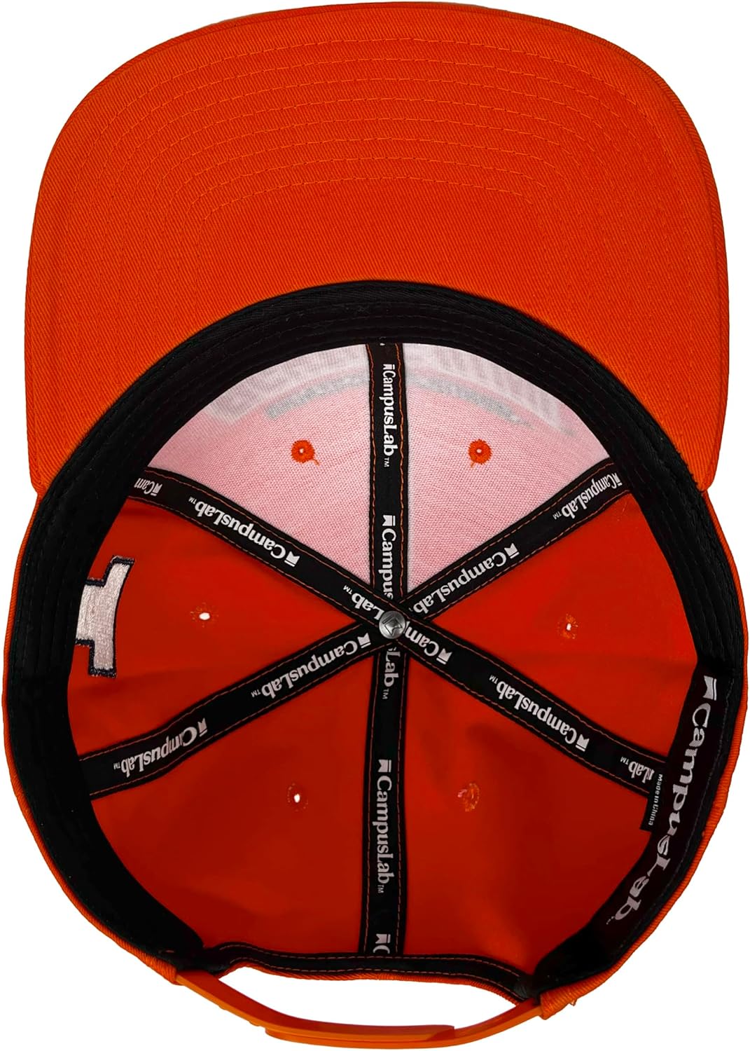 Official Collegiate Adjustable Snapback Flat Brimmed 6 Panel Hat - Gradient Team Collection