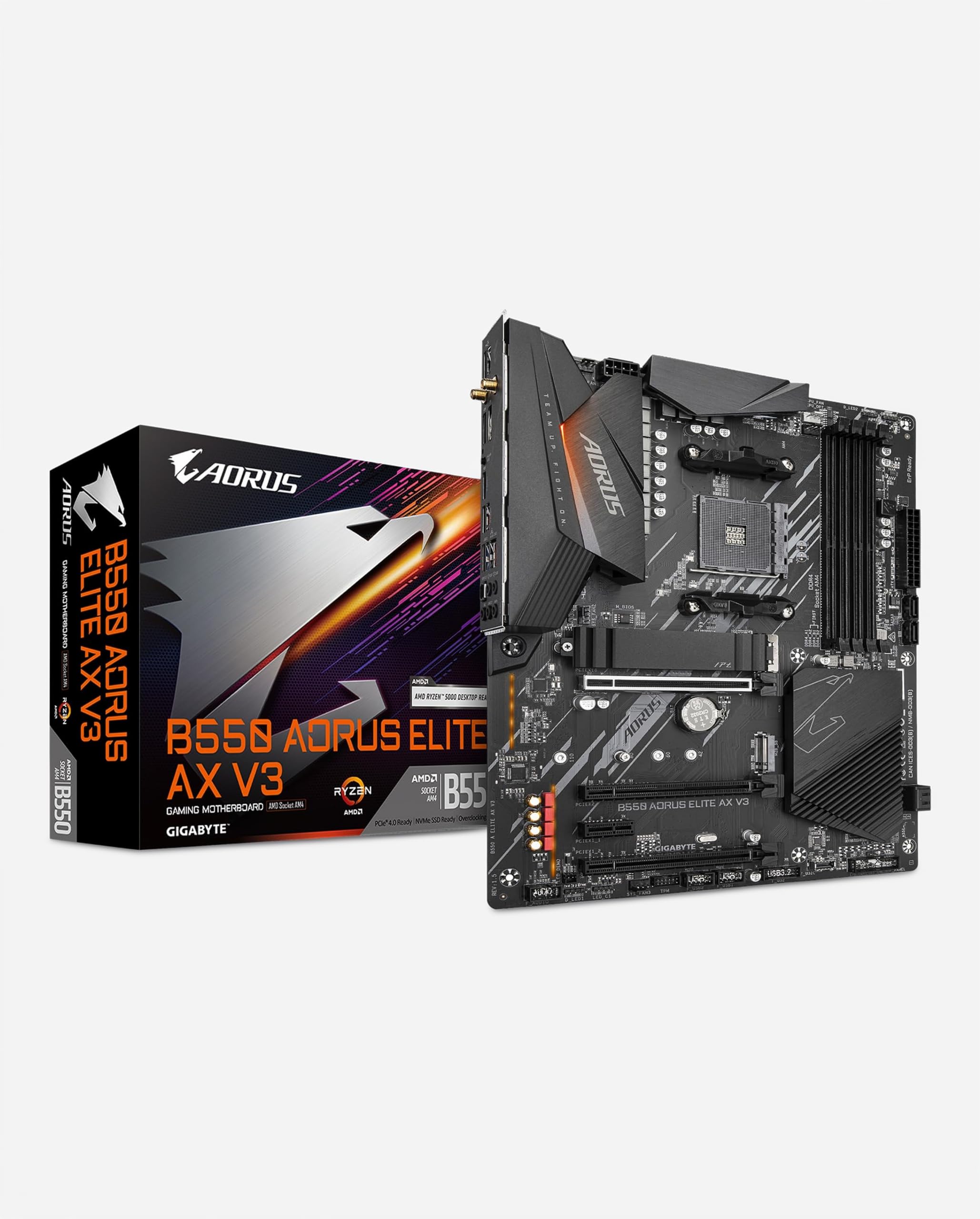 Amazon | GIGABYTE B550 AORUS Elite AX V3 AM4 AMD B550 ATX