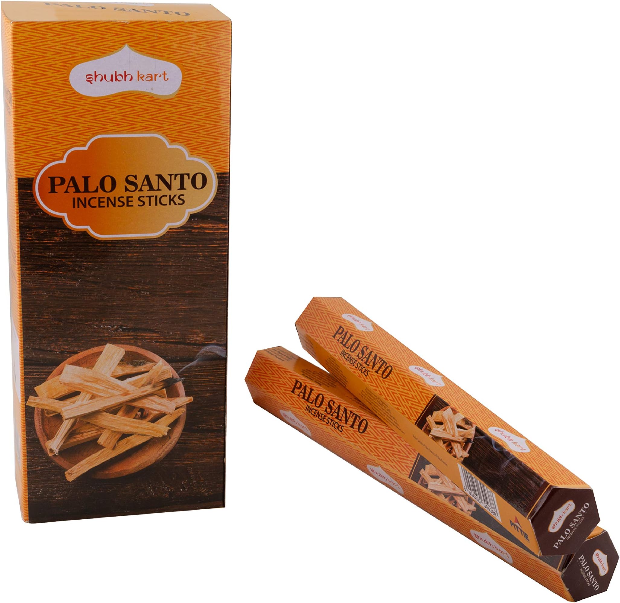 Shubhkart Palo Santo Incense Sticks/Agarbatti - (Pack of 6 Tubes Inside The Box) 120 Sticks